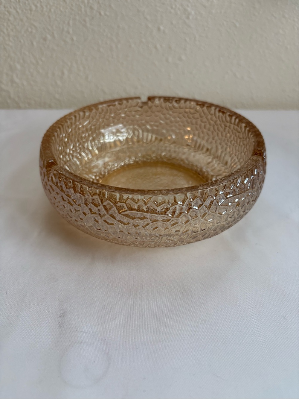 Vintage glass ashtray